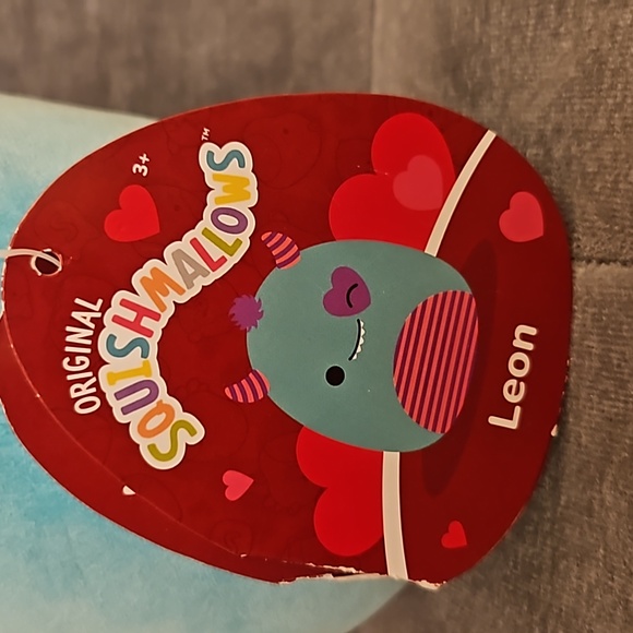 1/$6 or 2/$10 NWT 5 in. LEON the MONSTER Heart Eye V-Day 2023 Squishmallows - Picture 5 of 11